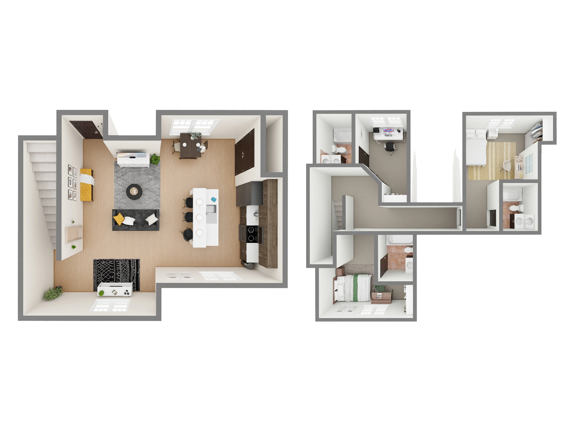 E3 - 3 Bed / 3 Bath - 1,506 sq. ft - Starting at $775